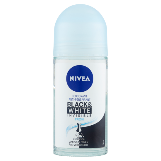 Deodorante Roll On Nivea Black White Invisible per 48h- 50ml