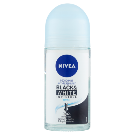 Deodorante Roll On Nivea Black White Invisible per 48h- 50ml