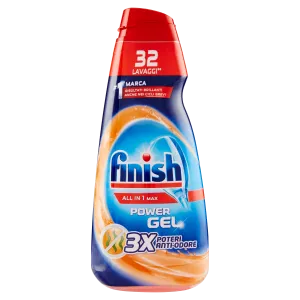 Detergente lavastoviglie Finish Gel Tuttoin1 Max Power 650ml - 32 Lavaggi