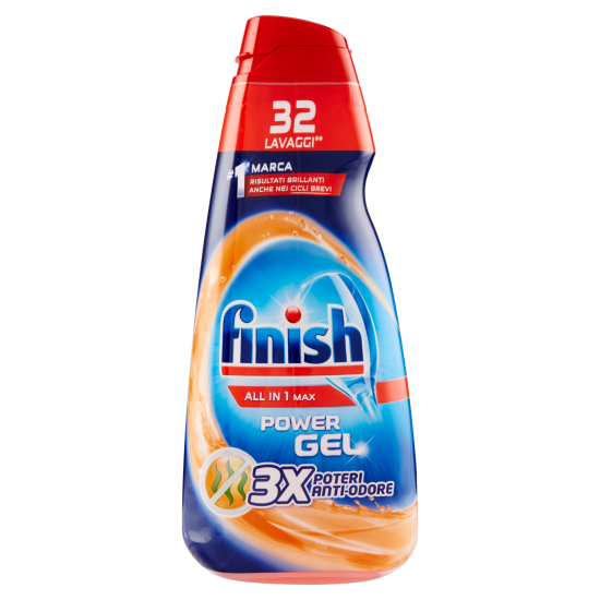 Detergente lavastoviglie Finish Gel Tuttoin1 Max Power 650ml - 32 Lavaggi
