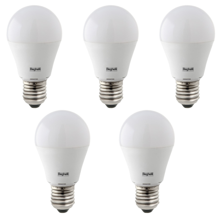 Beghelli Lampadine Goccia Led Luce Bianca 4000K 15W - 5pz