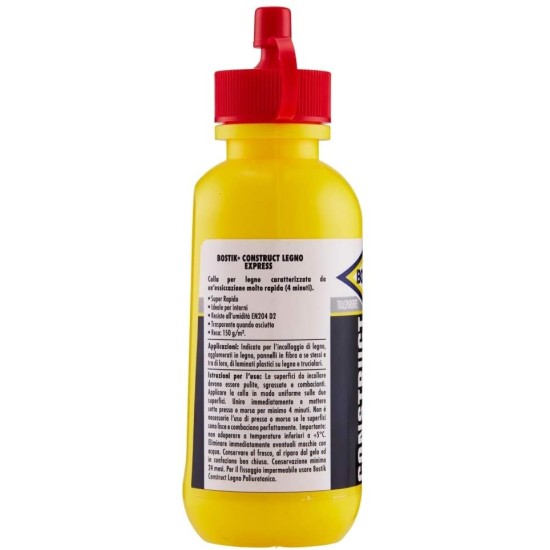 Informazioni sulla Colla vinilica Bostik Construct Legno Express 75g