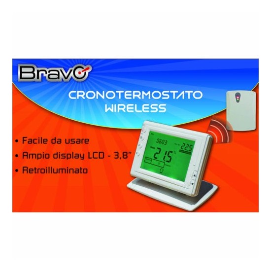 Cronotermostato digitale BRAVO da parete