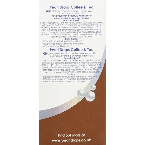 Informazioni sul Dentifricio Pearl Drops