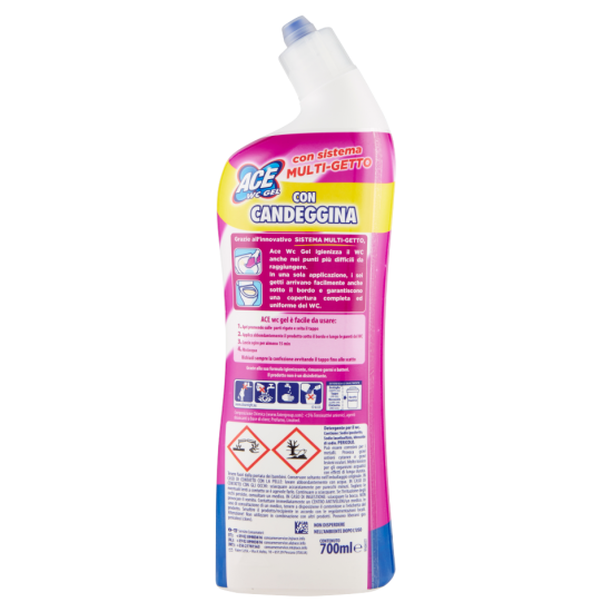 Ace WC Gel Candeggina - Rimuovi Macchie e Batteri