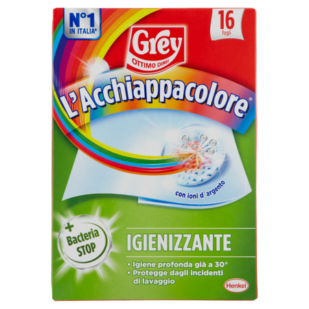 Fogli Salva Colori Grey Acchiappacolore Igienizzante 16fogli