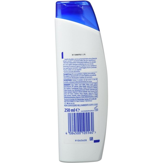 Informazioni su Head and Shoulder Shampoo Antiforfora 250ml