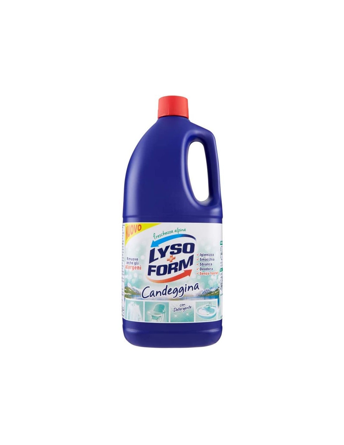 Detergente disinfettante Lysoform Freschezza alpina Antimicrobial 5 l su
