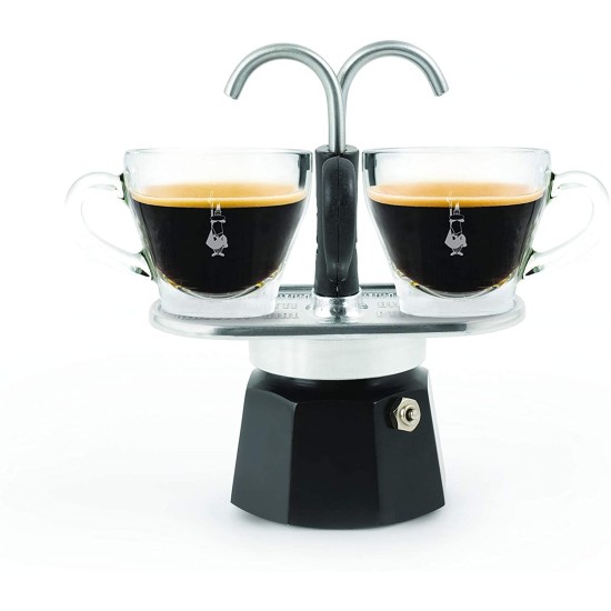 Bialetti Caffettiera Moka Mini Express 2 Tazza Nera