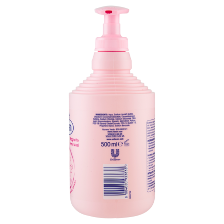 Ingredienti del Detergente Fissan Bagnetto Primi Mesi 500ml e codice a barre