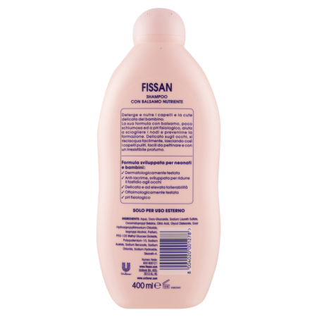 Informazioni sullo Shampoo per Neonati Fissan con balsamo 400ml