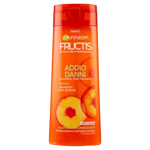 Shampoo Garnier Fructis per Capelli Danneggiati 250ml- Nutriente con Keraphyll e olio di Amla