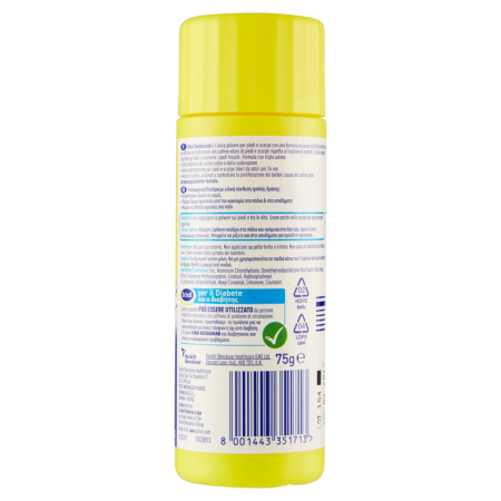 Scholl Talco Deodorante Scarpe Piedi 24h 75 g