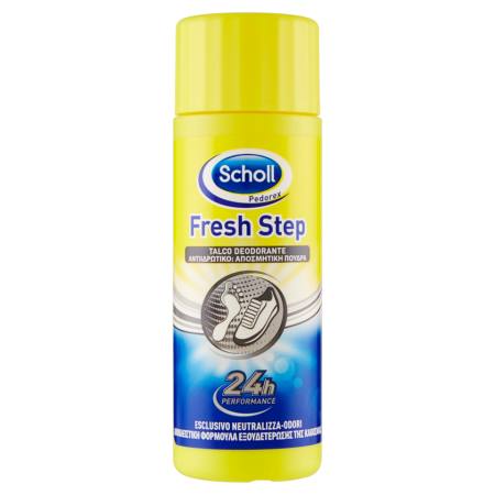 Scholl Talco Deodorante Scarpe Piedi 24h 75 g