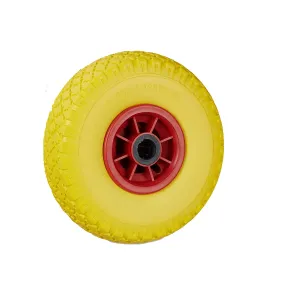 Ruota piena Carrello Portapacchi - Ruote antiforatura gialla