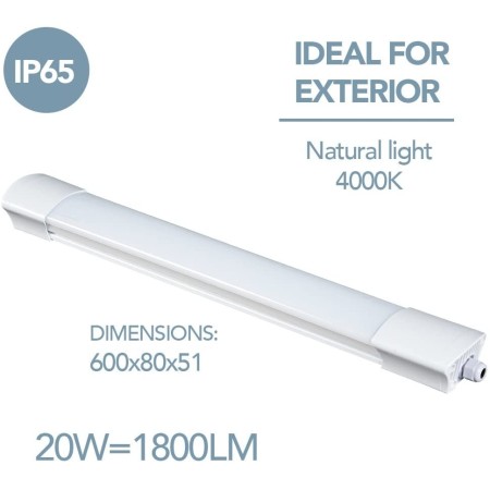 Electraline 65060 Plafoniera Led 20w con misure