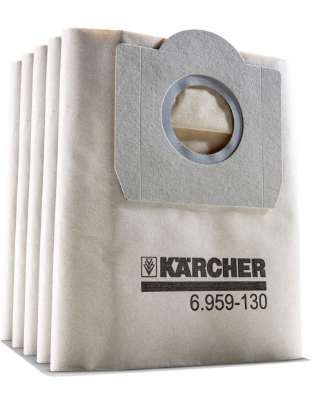 Karcher Sacchetto Filtro In Carta Per Aspirapolvere 5pz - WD3 - SE4001  SE4002