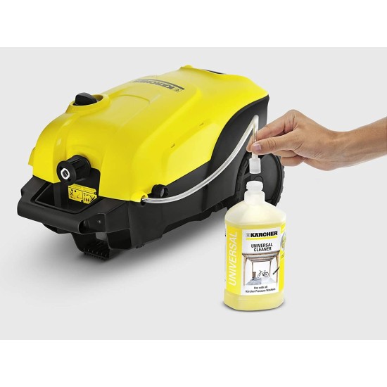 Dettaglio del sistema Plug ‘n’ Clean di Karcher Shampoo Universale