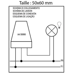 Electraline 58060 Interruttore Crepuscolare per Uso Esterno IP44 2