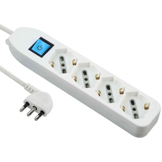 Electraline Multipresa Bianca