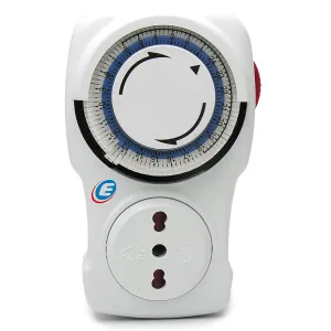 Presa Con Timer Giornaliero - Electraline 58103