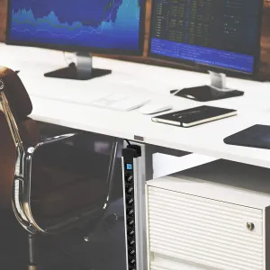 Ciabatta Salvaspazio Electraline Alu-Line Multipresa 6 posti con protezione Sovratensione 2