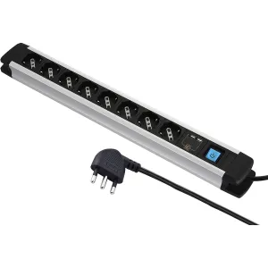 Electraline Ciabatta Elettrica Multipresa con USB - 8 Posti