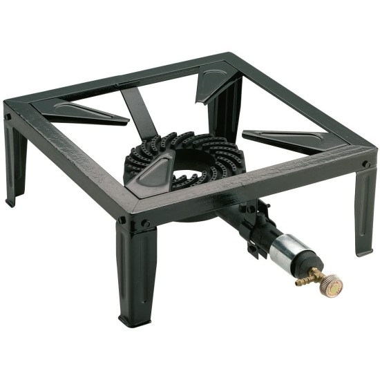 Fornello a Gas in Ghisa 40X40 - Kemper Fornellone a 4 piedi