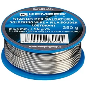 Filo Di Stagno Kemper al 50% - Stagno da Saldatura 1,5Ø - 250g