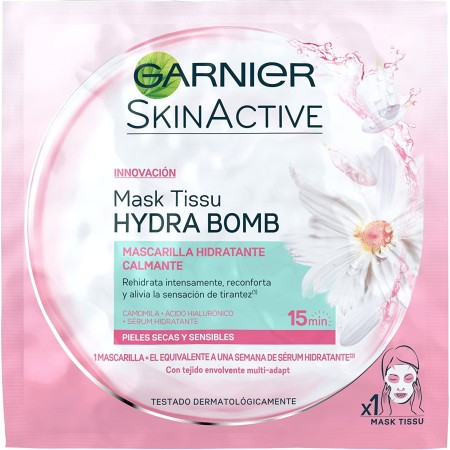 Maschera Viso Hydra Bomb Garnier alla Camomilla Lenitiva