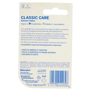 Burrocacao Labbra Labello Classico 5,5ml - 24 Ore di Idratazione 2