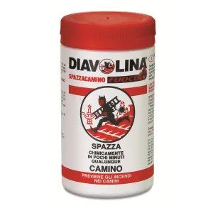 Diavolina Pulisci camino 2x270g - Pulitore camino chimico 2