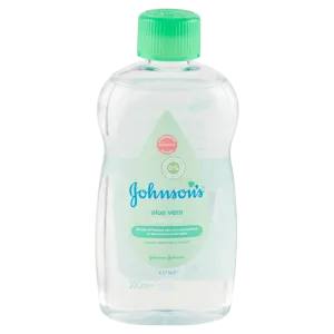 Olio Idratante Johnsons Baby 300ml Aloe Vera per Bambini e Adulti