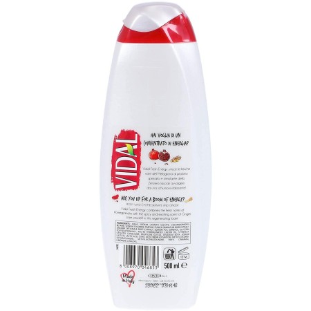 Retro Confezione Vidal BagnoSchiuma Melograno e Zenzero