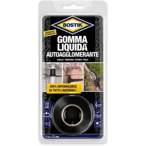 Blister Autoagglomerante Nastro 3mx25mm -Bostik Gomma Liquida Nastro