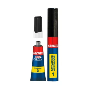 Super Attak Loctite Plastica 2g+4ml – Colla attak istantanea 2