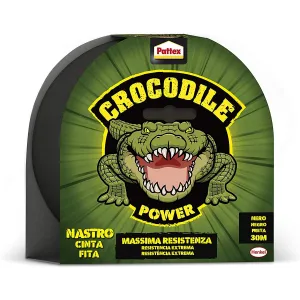 Nastro Telato Pattex Crocodile 30mx50mm - American Tape Nero