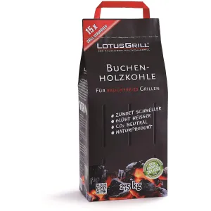 Carbone Lotus Grill - carbonella di faggio 2.5 kg