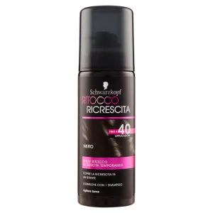 TestaNera Ritocco Ricrescita Capelli Spray Temporaneo Nero 120ml