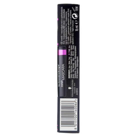 codice a barre hair mascara schwarzkopf - nero