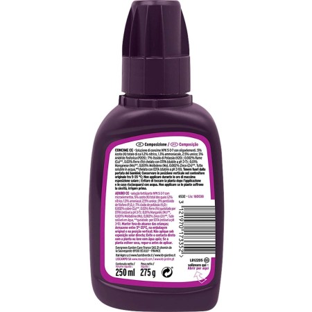 dettagli della composizione del KB Concime liquido per Orchidee 250ml