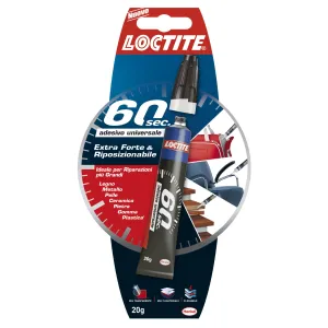 Loctite Super Attak Gel 60 secondi 20g – Colla istantanea