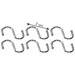 Ganci Appendini Cucina Tescoma in Acciaio Cromato 7cm 2