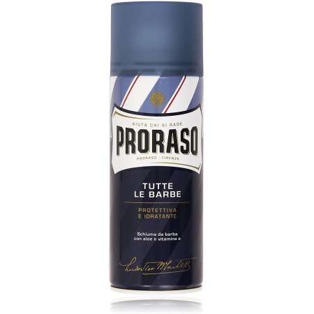 Schiuma da Barba Proraso Blu 400ml- Sapone da barba con Aloe