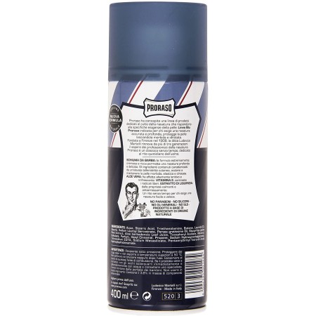 Informazioni su Proraso Schiuma da Barba blu Protettiva e Idratante