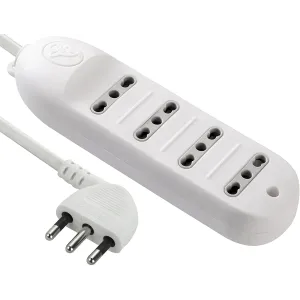 Electraline Multipresa Bivalente - Ciabatta presa 4 posti