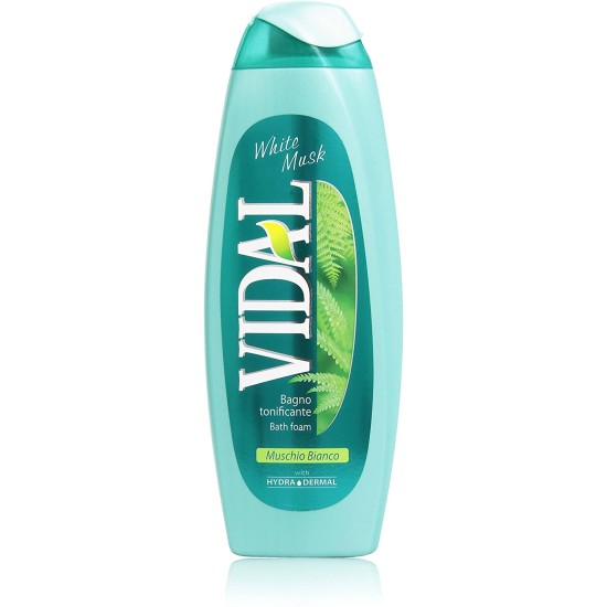 Bagnoschiuma Muschio Bianco Tonificante Vidal Bagnodoccia 500ml