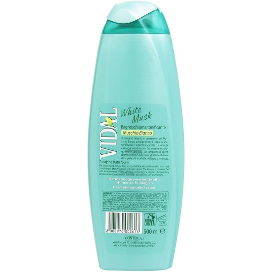 Vidal Bagnoschiuma Muschio Bianco