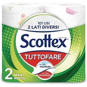 Carta da cucina Scottex Tuttofare Rotoli di scottex 2x2 2