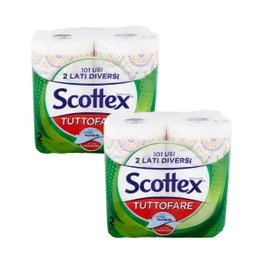 Carta da cucina Scottex Tuttofare Rotoli di scottex 2x2